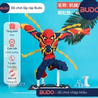 nanoblock người nhện spider man ironman iron spider hulk 45cm avenger người khổng lồ xanh Đồ chơi lắp ráp mô hình