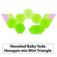 Nanoleaf Baby Yoda – Mix Hexagon & Mini Triangle Expansion – 17 Panels