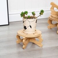 Nanzhu Gỗ Chắc Chắn Hoa Đứng Để Bàn Bể Cá Chậu Hoa Đứng Sàn Ban Công Phòng Khách Cây mọng Nước Hiện Đại Pa