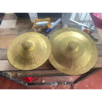 Nạo bạt đồng vàng dùng cho lễ hội 22-25cm