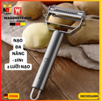 Nạo đa năng Wagensteiger Multi peeler, inox - 2in1 với 2 lưỡi nạo