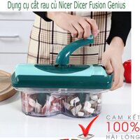 Nạo rau củ đa nang Dung cu da nang Dụng cụ cắt rau củ Nicer Dicer Fusion Genius đa năng cao cấp gồm nhiều dụng cụ dễ dàng sử dụng  chế biến nhiểu kiểu món 4