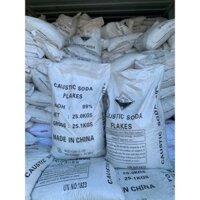 NaOH xút vảy 99% bao 25kg