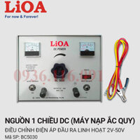 Nạp Ắc Quy 30A 12V 24V 36V Lioa BC-5030 Dây Đồng Số 1 Việt Nam