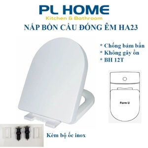 Nắp bàn cầu đóng êm HA23