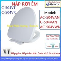 Nắp Bàn Cầu Inax 504, Là Nắp Thay Thế Rơi êm, LƯU Ý: ĐẶT ĐÚNG MÃ mới ráp vừa.