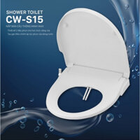 Nắp Bàn Cầu Phun Rửa Cơ Không Dùng Điện chính hãng Inax CW-S15VN (Không bao gồm bàn cầu sứ)
