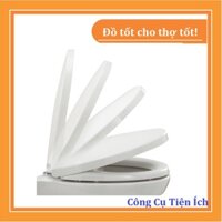 ❁Nắp bàn cầu Sunzin A0011 thay thế cho Inax 117, 108, 306 loại  gập êm. bệt vừa bồn