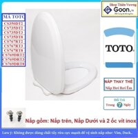 Nắp bàn cầu Toto CS350DT2 CS735DT2 CS735DT3 CS735DT8 CS767RT2 CS767RT3 CS767RT8 CS769DRT2 CS769DRT3 CS769DRT8