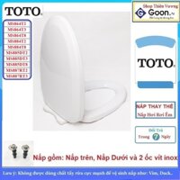 Nắp bàn cầu Toto CW823RAT2 CW823RAT3 CW823RAT8 MS636DT2 MS636DT8 MS688T2 MS688T8 MS855DT2 MS855DT3 MS855DT8