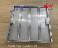 Nắp bể nước ngầm 60×60 cm, inox 304, chống thấm nước, ngăn mùi