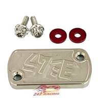 Nắp Bình Dầu CNC INOX tặng kèm Ốc Salaya và long đền gắn xe máy Wave Dream Blade RSX....2 lỗ xéo Take Yoshi