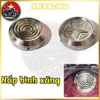 Nắp bình xăng CNC Salaya inox 304 cho Wave, Sirius, Airblade, Dream, Exciter 150 và nhiều xe khác