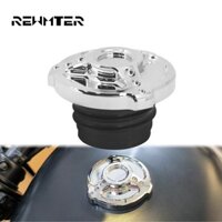 Nắp bình xăng nhiên liệu Chrome cho Harley Sportster XL883 1200 48 Dyna Touring Softail