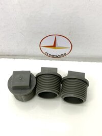 Nắp bịt ren ngoài 34 nhựa PVC Bình Minh  10 cái