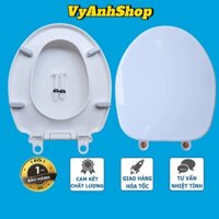 Nắp Bồn Cầu Cho Inax Các Mã 117,108 , 306 , 504VTN , 504VR , 504VT - Loại Tiêu Chuẩn Nhựa Phủ Bóng Chống Ố Vàng