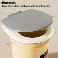 Nắp bồn cầu COFORDOS, Ghế ngồi bô bằng nhựa Nắp bồn cầu di động, Ghế xô cắm trại có thể tháo rời di động Phụ kiện ngoài trời tại nhà