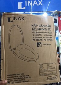 Nắp bồn cầu Inax CF-500VS (êm - 504,700,959) - Pimisi
