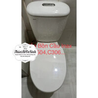 Nắp bồn cầu Inax CF-57 êm chính hãng, thay thế cầu C306, C504, C333