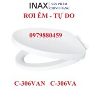 Nắp bồn cầu  INAX CF-57VSAK rơi êm , CF-57AKV rơi tự do, cho cầu C-306VA, C-306VAN