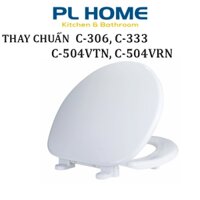 Nắp bồn cầu loại 1 thay vừa cho bồn cầu Inax C306, C333, C504VTN, C504VRN - có kèm đủ bộ chân ốc