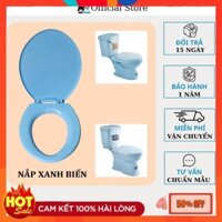 Nắp Bồn Cầu Màu Xanh Biển Cho Bồn Két Rời Xả Gạt,Xả Nhấn Viglacera,Dococera,Thiên Thanh,Dolacera,Landsign....