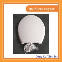 Nắp bồn cầu Sunzin thay thế vừa cho Inax 117, nắp bệt nhựa trắng, phụ kiện bồn cầu 117 (loại bồn cầu tay gạt của Inax)