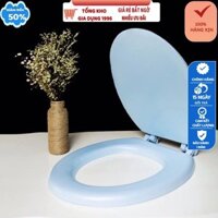 Nắp Bồn Cầu Thay Thế Silicon Hàng Loại 1 Cứng Cáp Dầy Dặn, Bộ Nắp Đậy Bồn Cầu Thay Thế Dễ Dàng Tiện Lợi