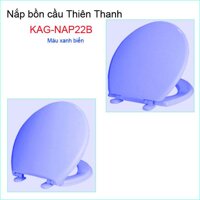 Nắp bồn cầu Thiên Thanh màu xanh biển KAG-NAP22B