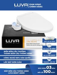 Nắp bồn cầu thông minh LUVA BIDET - LB203