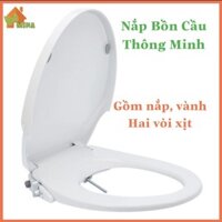 Nắp Bồn Cầu Thông Minh. Mina Bidet. Hai Vòi Xịt. Trọn Bộ Nắp & Vành. Áp Lực Khỏe. Kiểu Dáng Siêu Đẹp