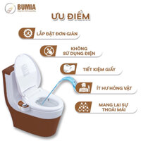 Nắp bồn cầu tự rửa vệ sinh hậu môn và vệ sinh cho phụ nữ bumia bidet