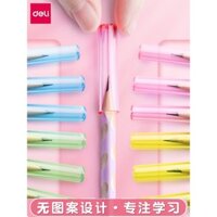 Nắp bút chì trong suốt Deli, bao bút chì cho trẻ mẫu giáo, bao bút chì cho học sinh tiểu học, bao bút cho trẻ em, bút chỉnh sửa, kéo dài que