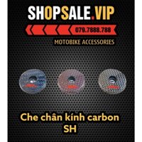 Nắp Che Chân Kính Carbon Ánh Kim Cho Các Dòng Xe SH (1 cái)