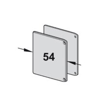 Nắp che cuối rộng 54 mm Hafele 940.43.028