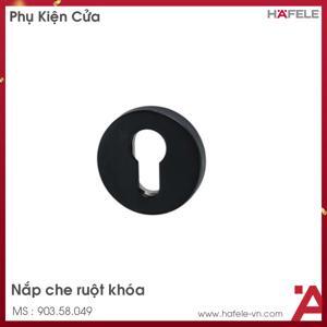 Nắp che ruột khoá Hafele màu đen 903.58.049