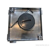 Nắp chờ hút bể phốt âm sàn ngăn mùi inox 304, kích thước 20x20