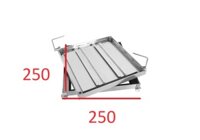 Nắp chờ hút bể phốt cho ống 140 mm kích thước 250×250 mm