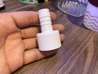 nắp chụp chuyển ống mềm 25mm-16.5mm - SANKING - TRẮNG