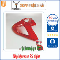 Nắp chụp đèn hậu Wave S100 - Wave RS màu ĐỎ wave alpha - [Có tặng free cáp sạc nhanh]