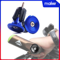 Nắp Chụp Tay Lái Ghi Đông Xe Đạp Leo Núi MTB Chất Liệu Nhôm 2 chiếc, đường kính phù hợp 15-23.5mm MaiLee - Xanh Dương