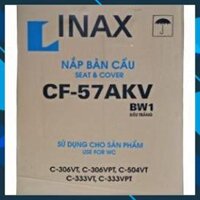 NẮP ĐẬY BỒN CẦU INAX CF-57AKV, NẮP ĐÓNG THƯỜNG, MÀU TRẮNG