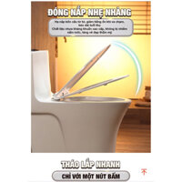 Nắp đậy bồn cầu NAPOLON ( Nắp đóng mở êm cao cấp nhập khẩu)