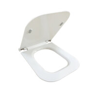 Nắp đậy bồn cầu vuông thay thế cho bồn cầu IMEX,COTTO,VIGLACERA, nắp cầu rơi êm vuông đầu bo Thái Lan