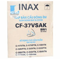 NẮP ĐẬY CẦU INAX CF-37VSAK, NẮP ĐÓNG ÊM, MÀU TRẮNG