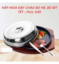 Nắp Đậy Chảo Bò Né, Bò Bít Tết, Nắp Đậy Món Ăn Bằng Thép Không Gỉ Sáng Bóng, Chống Bắn Dầu, Sang Trọng, Lịch Sự