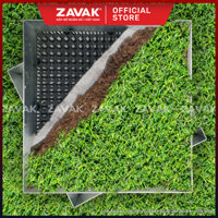 Nắp Đậy Hố Ga Inox Trồng Cỏ 500x500 ZAVAK MHG-50 Nắp Hố Ga Thoát Nước Sân Vườn Inox 304