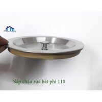 Nắp đậy inox chậu rửa bát - LOẠI NHỎ PHI 75