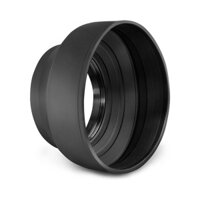 Nắp đậy ống kính cao su có thể gập lại 49 / 52 / 55 / 58 / 62 / 67 / 72 / 77MM cho ống kính máy ảnh DSLR Canon có ren lọc