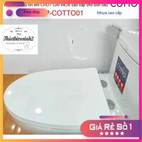 Nắp đậy thay thế cho bồn cầu 1 khối Cotto Thailand C1111,CT10527,C10047,C10037,C101127,C1046, , nhựa dày siêu bóng